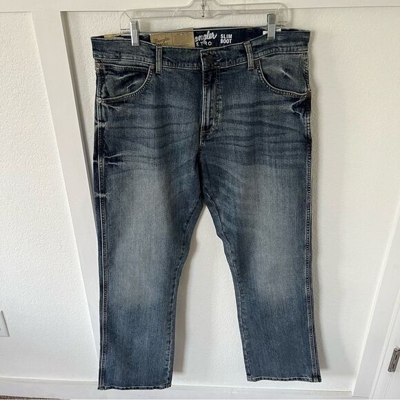 Wrangler Retro Men's 36 x 32 Slim Boot Jeans NWT - Picture 8 of 14